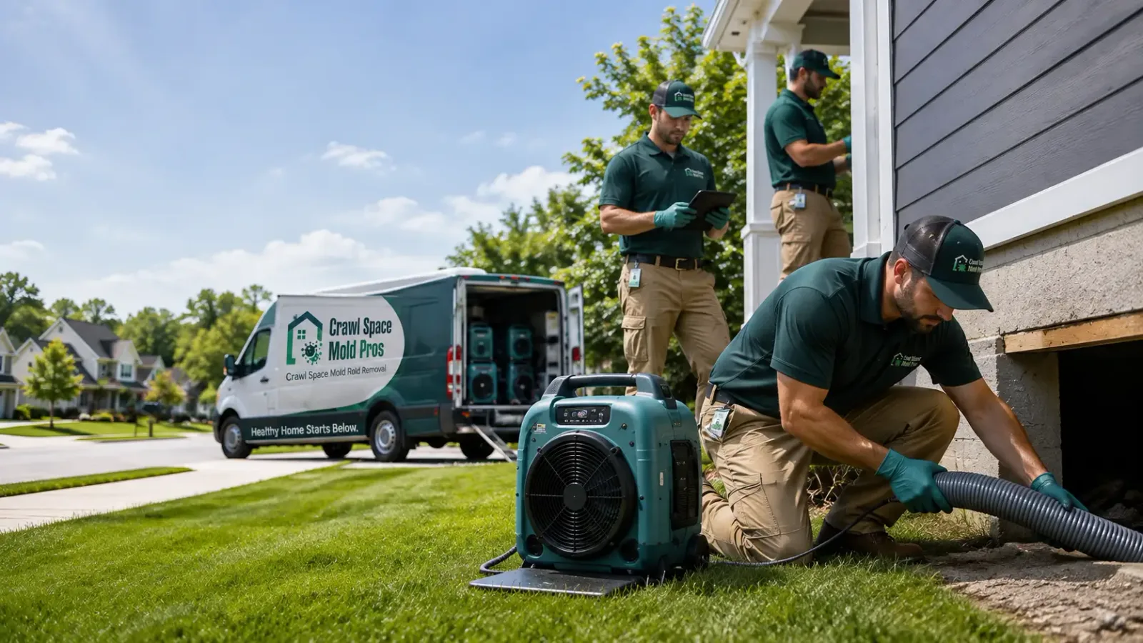 Crawl Space Mold Removal in Nashua, MN